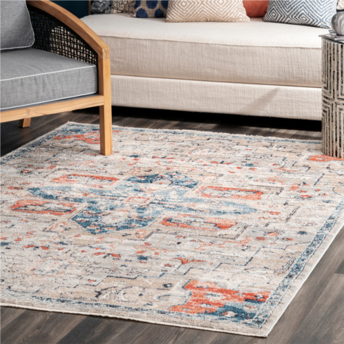 NuLOOM janessa croix medallion area rug