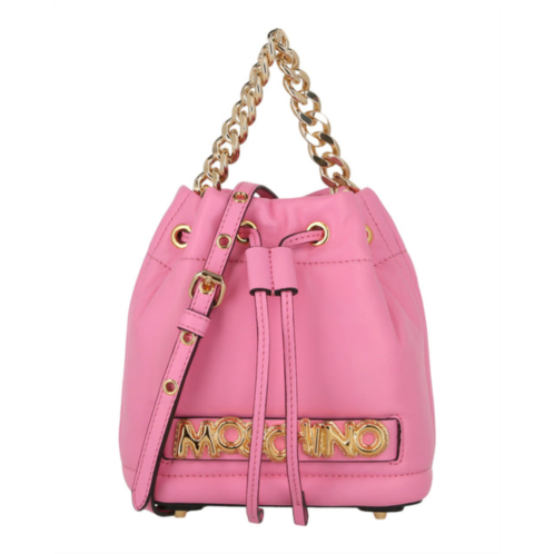 Moschino balloon lettering bucket bag