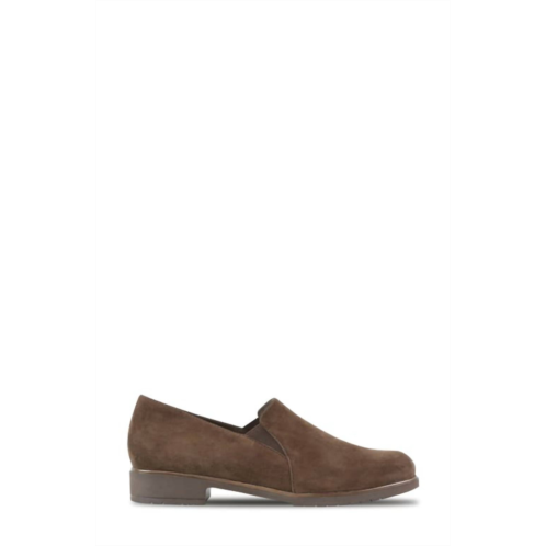 Munro womens kam loafer in brown suede