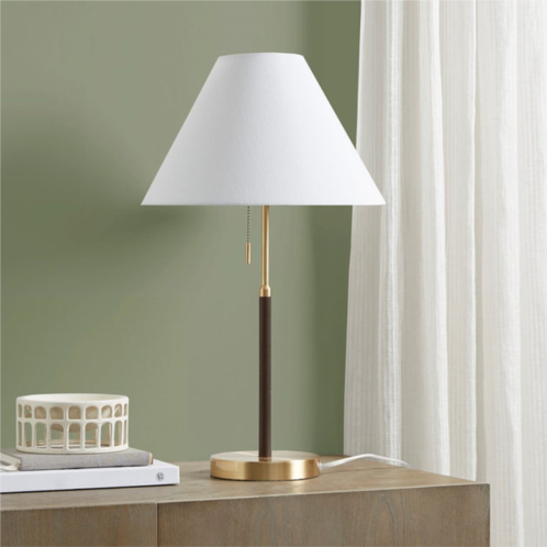 Simplie Fun bromley two tone pull-chain table lamp