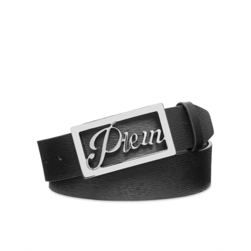 PHILIPP PLEIN saffiano leather belt