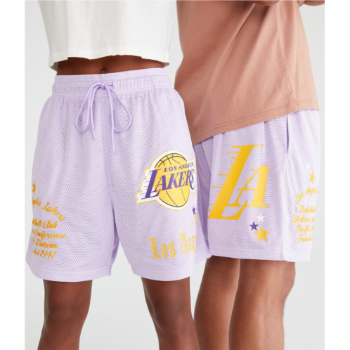 Aeropostale los angeles lakers mesh shorts 6