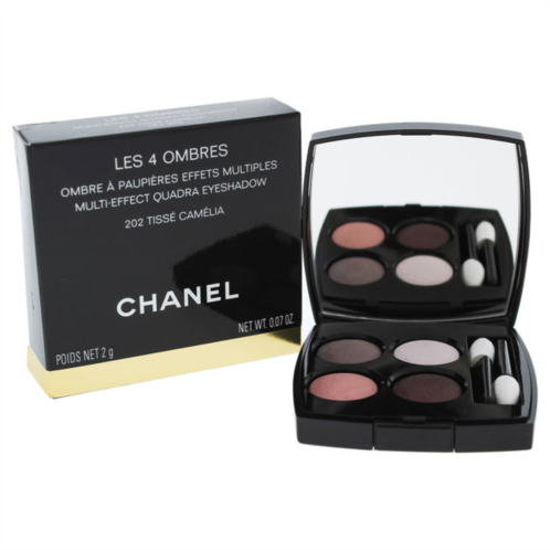 Chanel les 4 ombres multi-effect quadra eyeshadow - 202 tisse camelia by for women - 0.07 oz eyeshadow