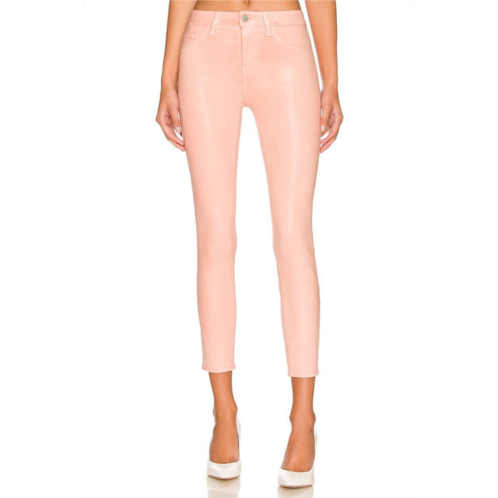 L margot high rise skinny jeans in dusty pink