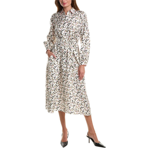 Max Mara rimmel silk shirtdress