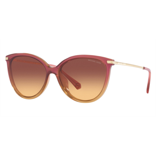 Michael Kors womens 56mm dusty rose light brown sunglasses