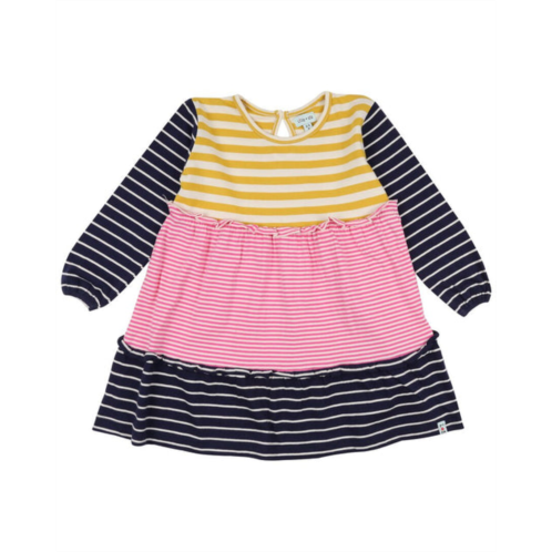 Lilly and Sid stripe tiered dress