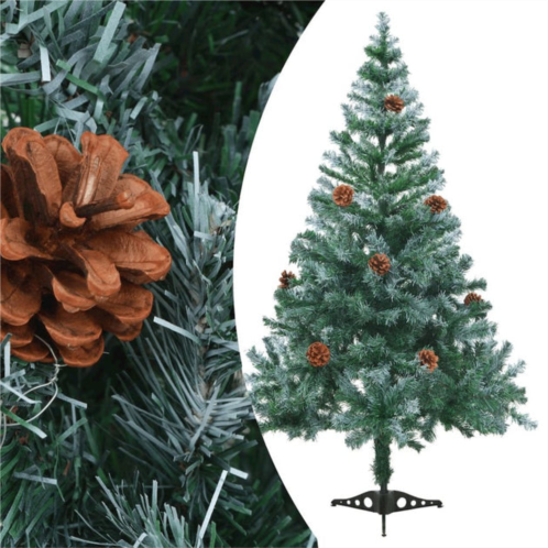 VidaXL frosted christmas tree with pinecones 59.1, 60177