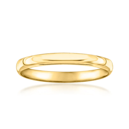 RS Pure by ross-simons 14kt yellow gold polished ring