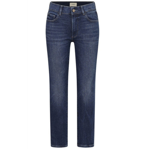 DL1961 womens mila cigarette mid-rise jeans in palmwood