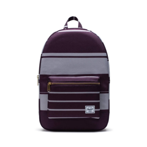 Herschel settlement backpack in prep stripe blackberry wine