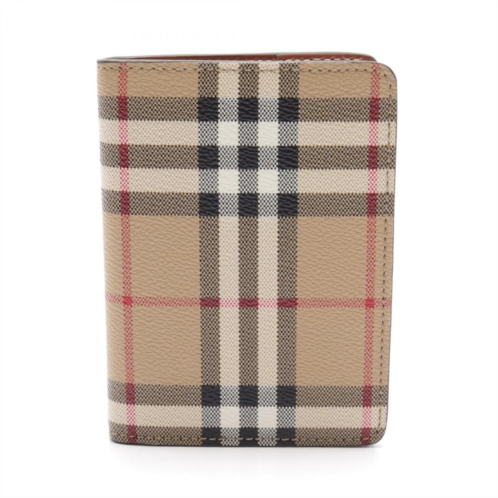 Burberry coated canvas card case