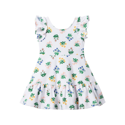 Janie and Jack floral ponte dress