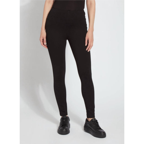 Lysse ponte toothpick legging in black