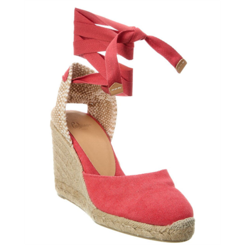 Castaner carina canvas wedge sandal