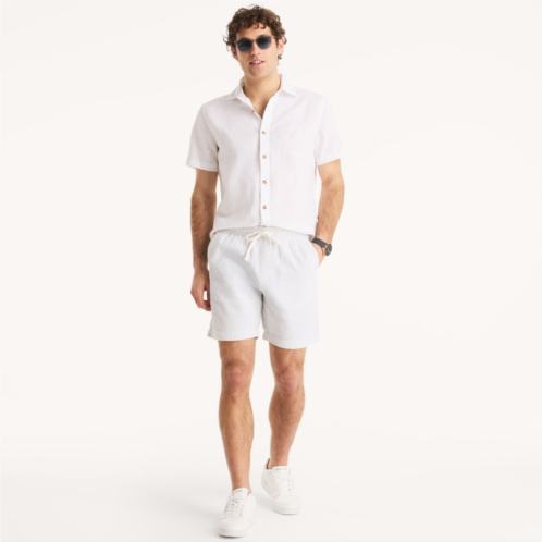 Nautica mens 7 striped seersucker short