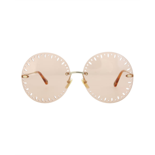 Chloe yse round-frame metal sunglasses