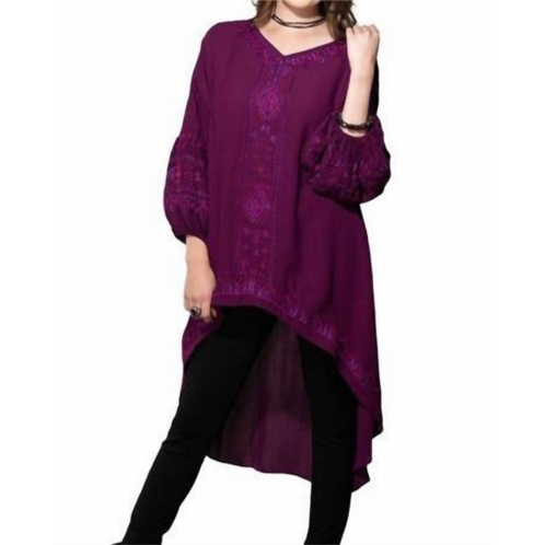 Vintage Collection adele tunic in plum