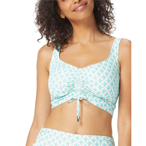 CoCo Reef elevate shirred underwire bikini top