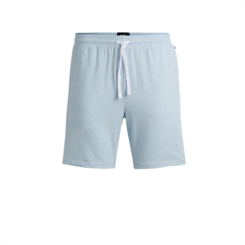 BOSS stretch-cotton shorts with drawstring waist and embroidered logo