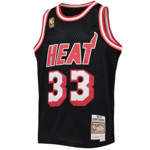 Mitchell & Ness boys nba miami heat mourning alonzo jersey in black