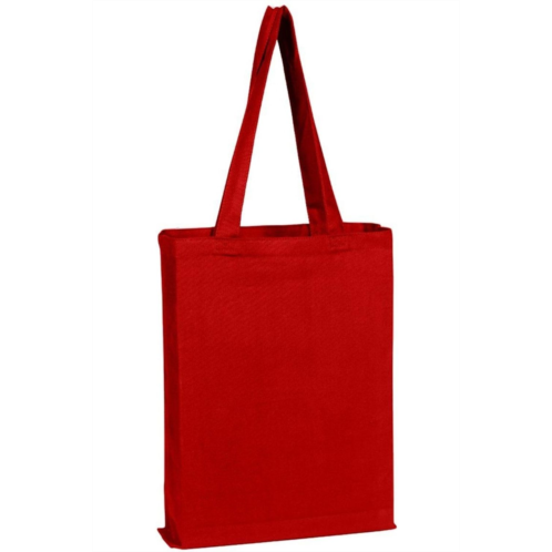Q-Tees canvas gusset promotional tote