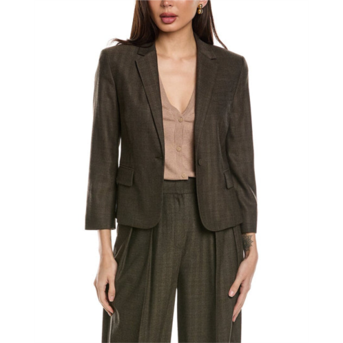 Theory shrunken wool-blend blazer