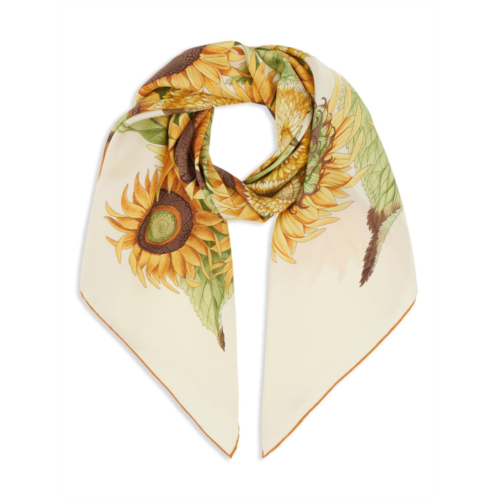 Salvatore Ferragamo ferragamo womens scarfs ivory