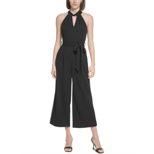 Calvin Klein petites womens keyhole neckline cropped jumpsuit