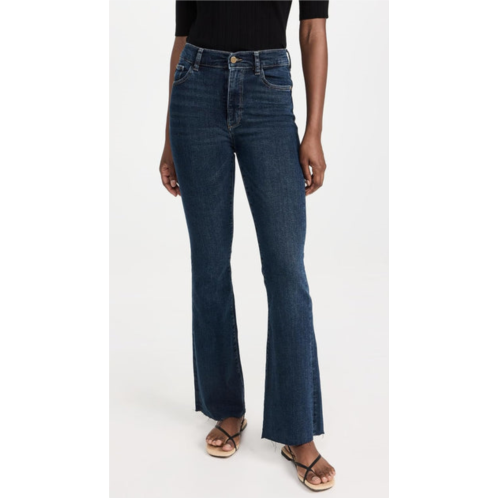 DL1961 women bridget bootcut high-rise 31.5 in seacliff denim jeans pants