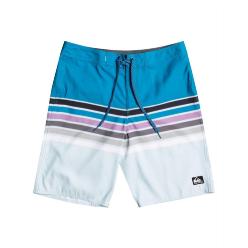 Quiksilver mens printed polyester swim trunks