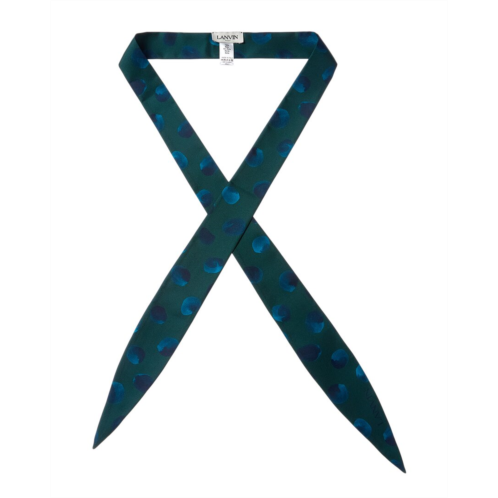 LANVIN twill silk scarf