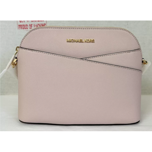 Michael Kors womens jet set travel dome leather crossbody bag