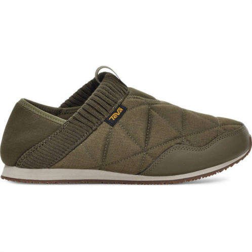 Teva mens reember loafer in dark olive