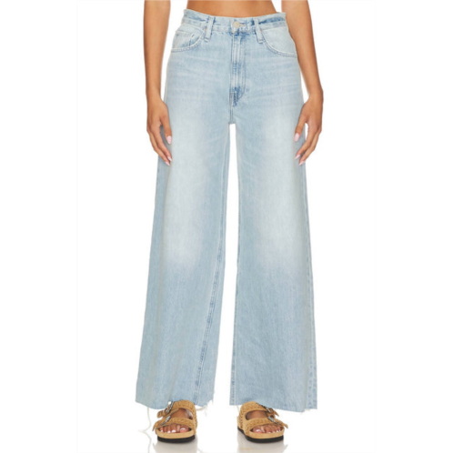 Hudson james high rise wide leg jean in iris