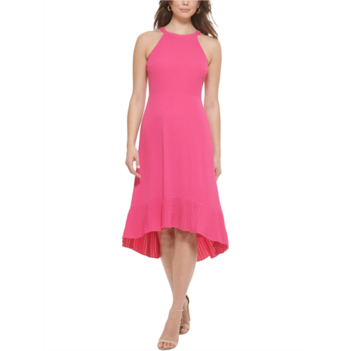 Kensie Dresses womens pleated tea length midi dress