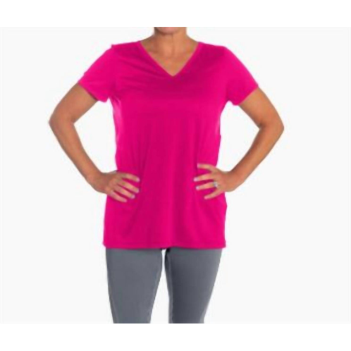 Katie K Active essential tee in berry