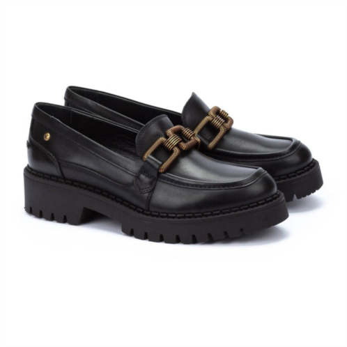 PIKOLINOS womens aviles loafers in black