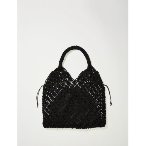 Lucky Brand rope macrame market tote