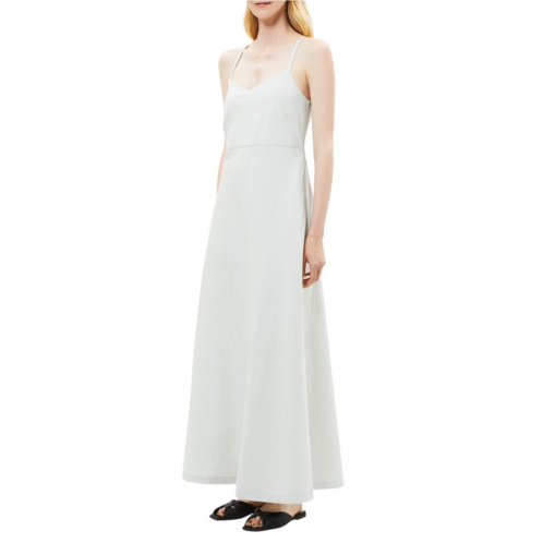Theory haranna linen-blend maxi dress