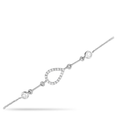 Non Branded lb exclusive 14k white gold 0.16ct diamond bracelet br09664-w