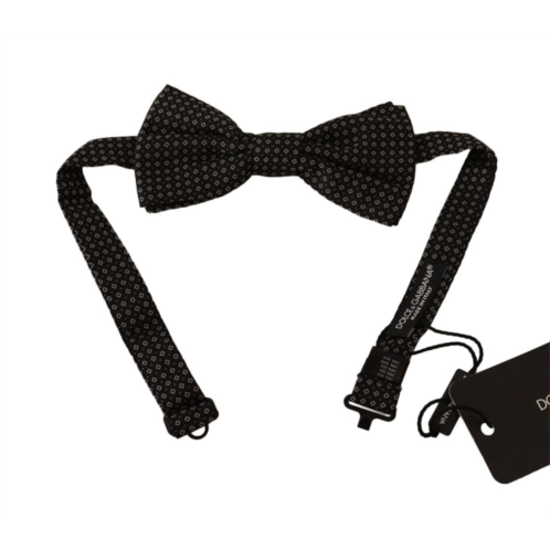 Dolce & Gabbana elegant silk bow mens tie