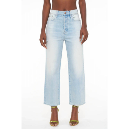 PISTOLA cassie crop super high rise straight crop jeans in palisade vintage