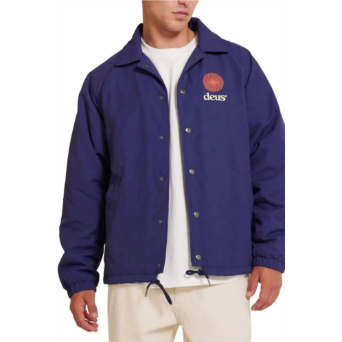 Deus ex Machina strata coach jacket in blue