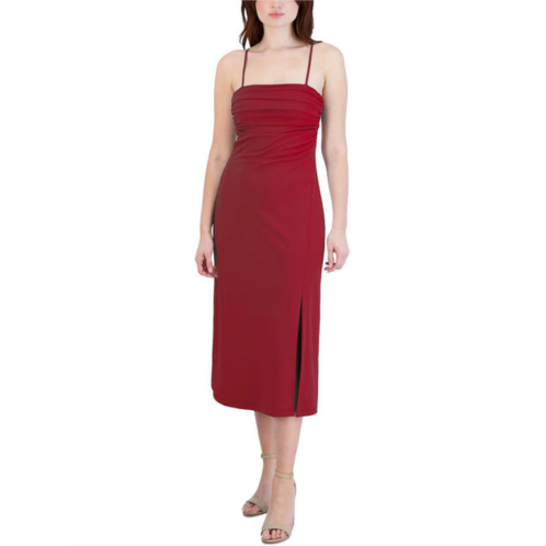 BCBGeneration womens open back midi cocktail and party dress