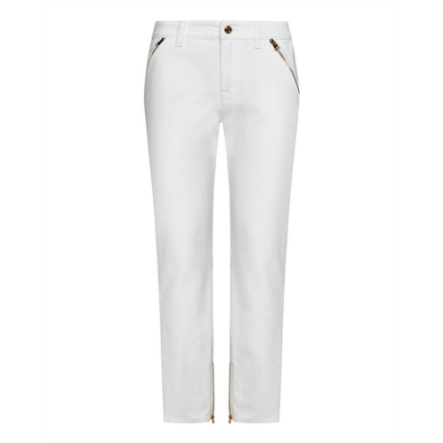 Tom Ford womens straight leg jeans in white