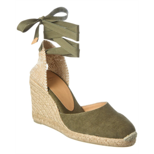 Castaner carina 80 canvas wedge espadrille