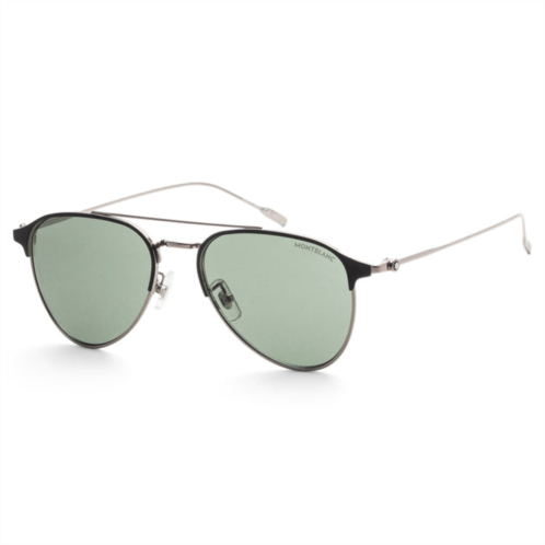 Montblanc mens 55 mm grey sunglasses mb0190s-002-55