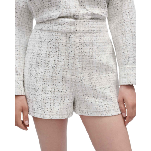 Maje wool-blend short