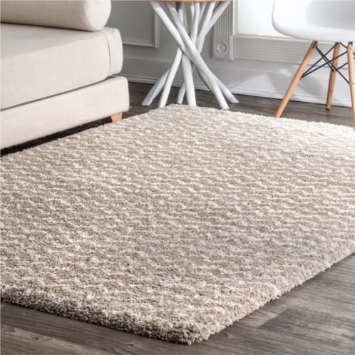 NuLOOM cuellar chevron shaggy area rug